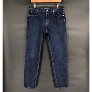 Everlane Mens Uniform The Slim Jean Size 33 Dark Wash Denim Organic Cotton